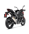 Akrapovic Kawasaki Z 400 Terminale Di Scarico Slip-On Line Titanio Moto Omologato