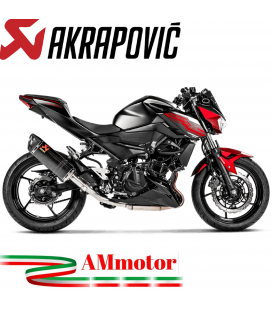 Akrapovic Kawasaki Z 400 Terminale Di Scarico Slip-On Line Carbonio Moto