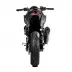 Akrapovic Kawasaki Z 400 Terminale Di Scarico Moto Slip-On Line Carbonio