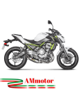 Akrapovic Kawasaki Z 650 17 - 2019 Impianto Di Scarico Completo Racing Line Terminale Titanio Moto