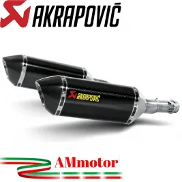 Akrapovic Kawasaki Z 1000 10 2013 Terminali Di Scarico Slip-On Line Carbonio Moto Omologato