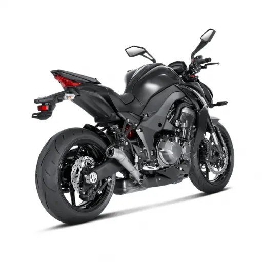 Akrapovic Kawasaki Z 1000 14 2020 Terminali Di Scarico Slip-On Line Megaphone Titanio Moto