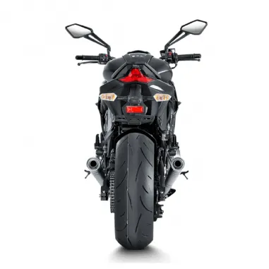Akrapovic Kawasaki Z 1000 14 2020 Terminali Di Scarico Slip-On Line Megaphone Titanio Moto