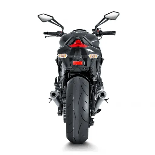 Akrapovic Kawasaki Z 1000 14 2020 Terminali Di Scarico Slip-On Line Megaphone Titanio Moto