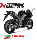 Akrapovic Kawasaki Z 1000 Sx 10 2013 Terminali Di Scarico Slip-On Line Megaphone Titanio Moto