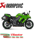 Akrapovic Kawasaki Z 1000 Sx 17 2020 Terminali Di Scarico Slip-On Line Carbonio Moto Omologato