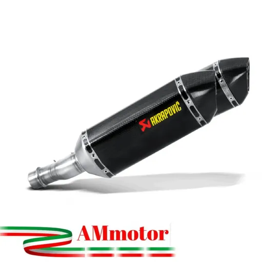 Akrapovic Kawasaki Z 1000 Sx 14 2020 Terminali Di Scarico Slip-On Line Carbonio Moto Omologato