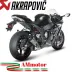 Akrapovic Kawasaki Ninja Zx-10 R 11 2015 Terminale Di Scarico Slip-On Line Titanio Moto Omologato