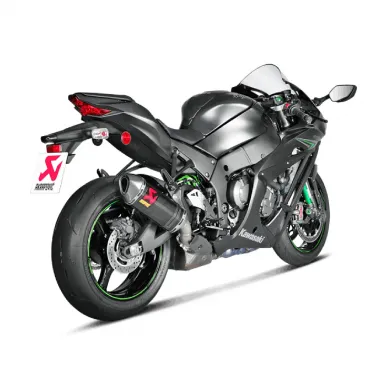 Akrapovic Kawasaki Ninja Zx-10 R 16 2020 Terminale Di Scarico Slip-On Line Carbonio Moto Omologato