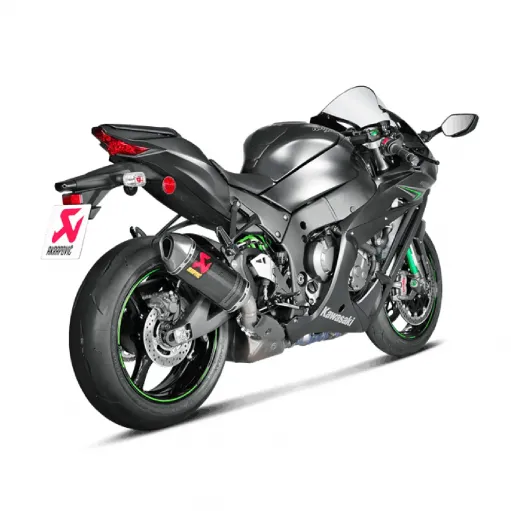 Akrapovic Kawasaki Ninja Zx-10 R 16 2020 Terminale Di Scarico Slip-On Line Carbonio Moto Omologato