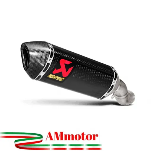 Akrapovic Kawasaki Ninja Zx-10 R 16 2020 Terminale Di Scarico Slip-On Line Carbonio Moto Omologato