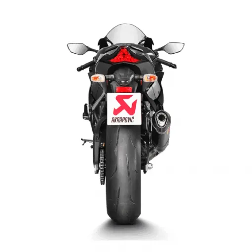 Akrapovic Kawasaki Zx-10 R 16 - 2020 Impianto Di Scarico Completo Racing Line Terminale Carbonio Moto