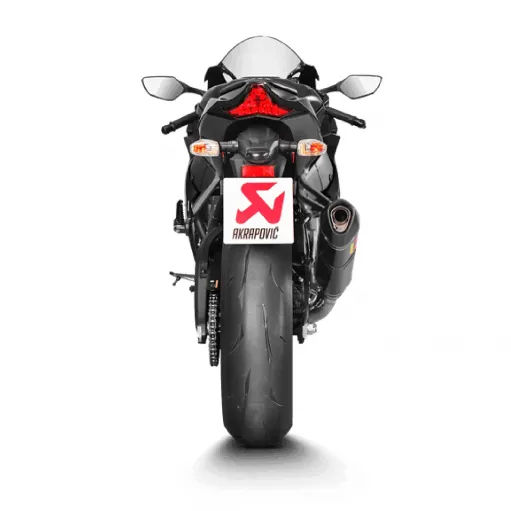 Akrapovic Kawasaki Zx-10 R 16 - 2020 Impianto Di Scarico Completo Racing Line Terminale Carbonio Moto