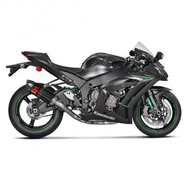 Akrapovic Kawasaki Zx-10 R 16 - 2020 Impianto Di Scarico Completo Evolution Line Terminale Collettori Titanio Moto