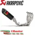 Akrapovic Kawasaki Zx-10 R 16 - 2020 Impianto Di Scarico Completo Evolution Line Terminale Collettori Titanio Moto