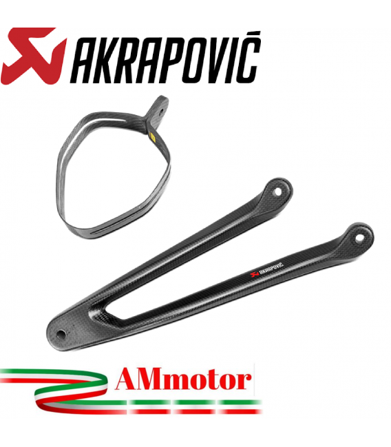 Staffa Akrapovic In Carbonio Per Kawasaki Zx-10 R 16 2020 Scarico Completo Elimina Pedana