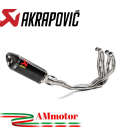 Akrapovic Kawasaki Zx-6 R Impianto Di Scarico Completo Racing Line Terminale Carbonio Moto