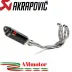 Akrapovic Kawasaki Zx-6 R Impianto Di Scarico Completo Racing Line Terminale Carbonio Moto