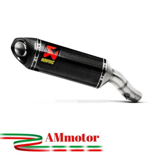 Akrapovic Kawasaki Ninja Zx-6 R 636 Terminale Di Scarico Slip-On Line Carbonio Moto