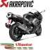 Akrapovic Kawasaki Zzr 1400 / Zx-14 R Terminali Di Scarico Slip-On Line Titanio Moto