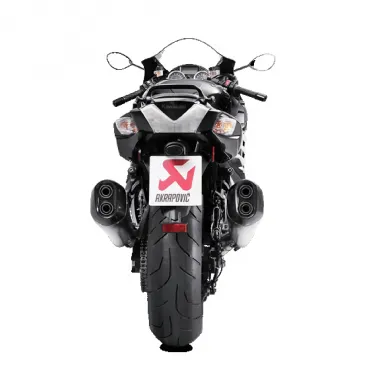 Akrapovic Kawasaki Zzr 1400 / Zx-14 R Terminali Di Scarico Slip-On Line Titanio Moto