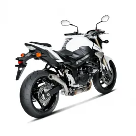 Akrapovic Suzuki Gsr 750 Terminale Di Scarico Slip-On Line Megaphone Titanio Moto