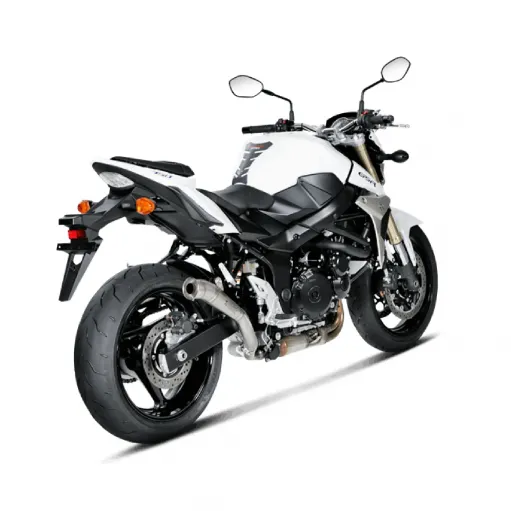 Akrapovic Suzuki Gsr 750 Terminale Di Scarico Slip-On Line Megaphone Titanio Moto