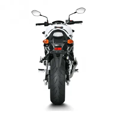 Akrapovic Suzuki Gsr 750 Terminale Di Scarico Slip-On Line Megaphone Titanio Moto