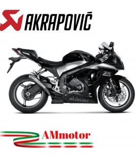 Akrapovic Suzuki Gsx-R 1000 09 2011 Terminali Di Scarico Slip-On Line Megaphone Titanio Moto