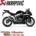 Akrapovic Suzuki Gsx-R 1000 09 2011 Terminali Di Scarico Slip-On Line Megaphone Titanio Moto