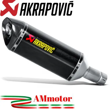 Akrapovic Suzuki Gsx-R 1000 12 2016 Terminale Di Scarico Slip-On Line Carbonio Moto Omologato