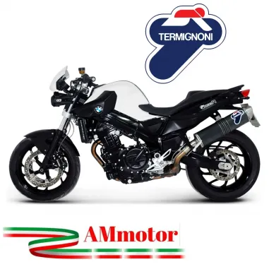 Terminale Di Scarico Termignoni Bmw F 800 R Marmitta Oval Inox Carbon Look Moto Omologato