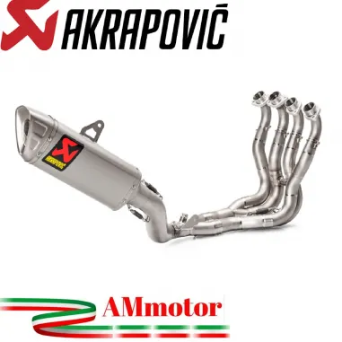 Akrapovic Suzuki Gsx-R 1000 17 2024 Impianto Di Scarico Completo Racing Line Terminale Titanio Moto