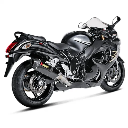 Akrapovic Suzuki Gsx-R 1300 Hayabusa 08 - 2017 Impianto Di Scarico Completo Racing Line Terminale Carbonio Moto