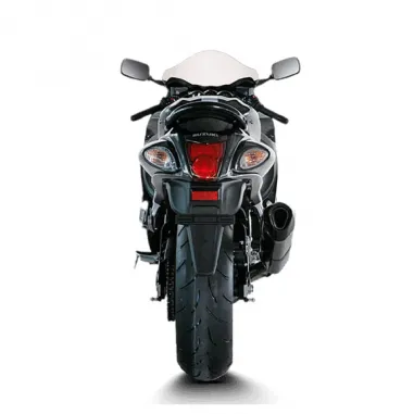 Akrapovic Suzuki Gsx-R 1300 Hayabusa 08 - 2017 Impianto Di Scarico Completo Racing Line Terminale Carbonio Moto