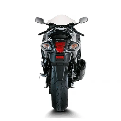 Akrapovic Suzuki Gsx-R 1300 Hayabusa 08 - 2017 Impianto Di Scarico Completo Racing Line Terminale Carbonio Moto