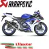 Akrapovic Suzuki Gsx-R 600 06 2007 Terminale Di Scarico Slip-On Line Carbonio Moto Omologato
