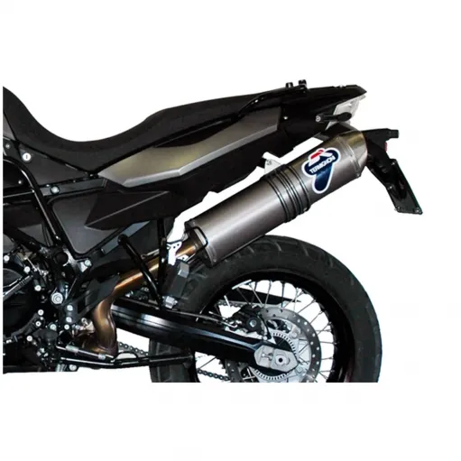 Terminale Di Scarico Termignoni Bmw F 800 Gs / Adventure Marmitta Oval Inox Carbon Look Moto Omologato