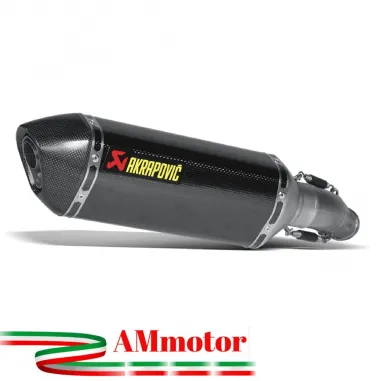 Akrapovic Suzuki Gsx-R 750 11 2017 Terminale Di Scarico Slip-On Line Carbonio Moto Omologato