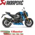 Akrapovic Suzuki Gsx-S 750 17 2020 Terminale Di Scarico Slip-On Line Carbonio Moto Omologato
