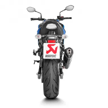 Akrapovic Suzuki Gsx-S 750 17 2020 Terminale Di Scarico Slip-On Line Carbonio Moto Omologato