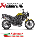 Akrapovic Triumph Tiger 800 Xc Xr Xrx Xcx Xrt Xca 11 2016 Terminale Di Scarico Slip-On Line Titanio Moto Omologato