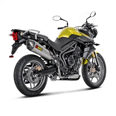 Akrapovic Triumph Tiger 800 Xc Xr Xrx Xcx Xrt Xca 11 2016 Terminale Di Scarico Slip-On Line Titanio Moto Omologato