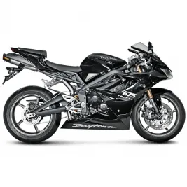 Akrapovic Triumph Daytona 675 R Terminale Di Scarico Slip-On Line Titanio Moto Omologato 2