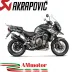 Akrapovic Triumph Tiger 1200 Xr Xrx Xrt Xcx Xca Terminale Di Scarico Slip-On Line Titanio Black Moto Omologato