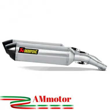 Akrapovic Yamaha Fjr 1300 Terminali Di Scarico Slip-On Line Titanio Moto Omologato