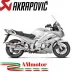 Akrapovic Yamaha Fjr 1300 Terminali Di Scarico Slip-On Line Titanio Moto Omologato