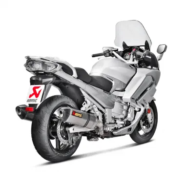 Akrapovic Yamaha Fjr 1300 Terminali Di Scarico Slip-On Line Titanio Moto Omologato