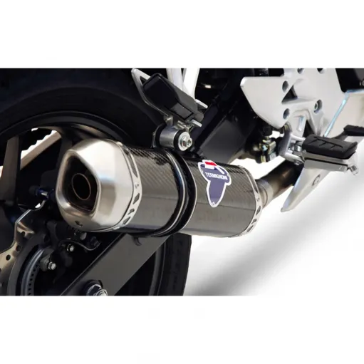 Terminale Di Scarico Termignoni Honda Cb 500 Marmitta Relevance Inox Carbonio Moto Omologato