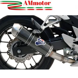Terminale Di Scarico Termignoni Honda Cbr 500 Marmitta Relevance Inox Carbonio Moto Omologato